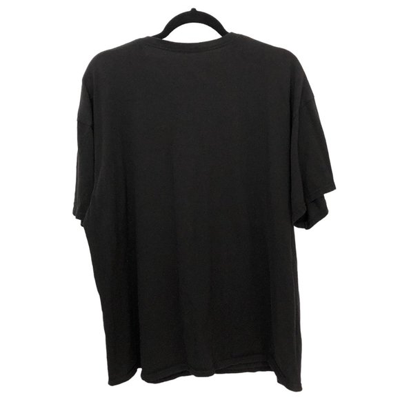 Men's Death Row Records Black White Printed Crewneck Short Sleeve 2x - Picture 2 of 5